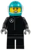 cty1831 - LEGO minifigura Mercedes pilóta