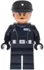 sw1465 - LEGO Star Wars birodalmi tiszt minifigura, barna hajjal